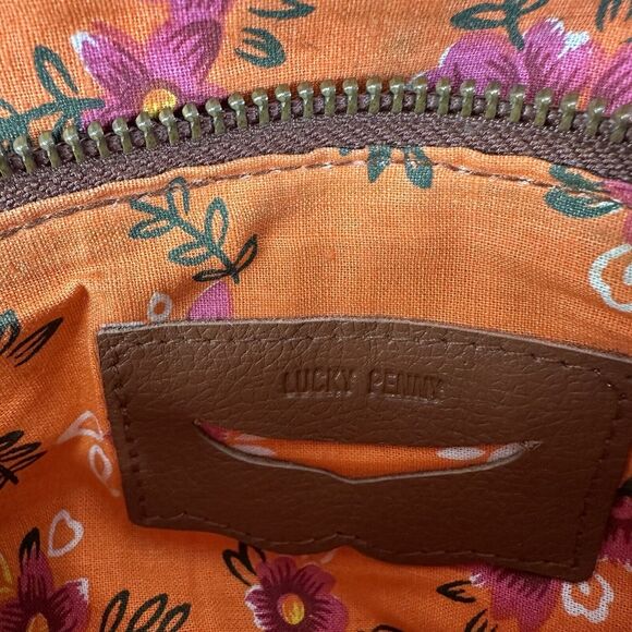 Anthropologie Lucky Penny Beaded Bag Gold Sequin Wristlet Clutch Coin Mini - Picture 8 of 10